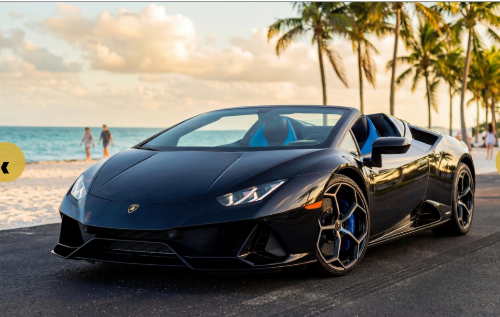Lamborghini Huracán EVO Spyder en Miami Beach